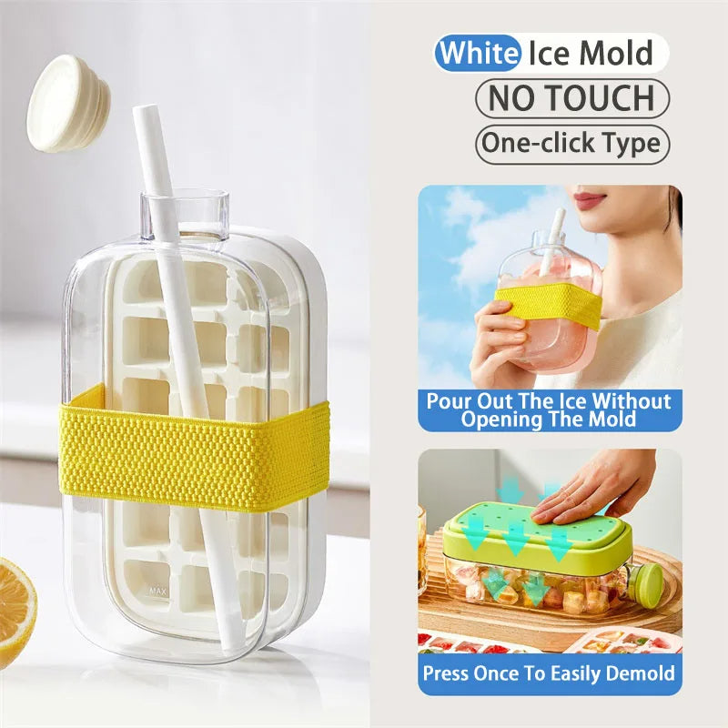 Ice Cube Tray With Straw - VaultHaus