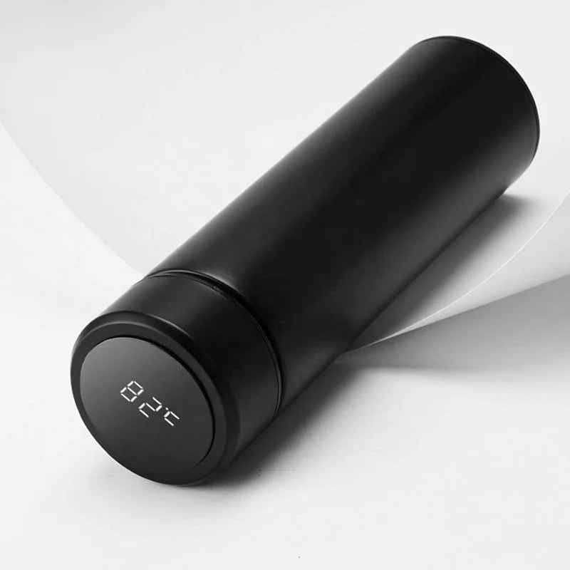 Smart Stainless Steel Water Bottle Temp Display