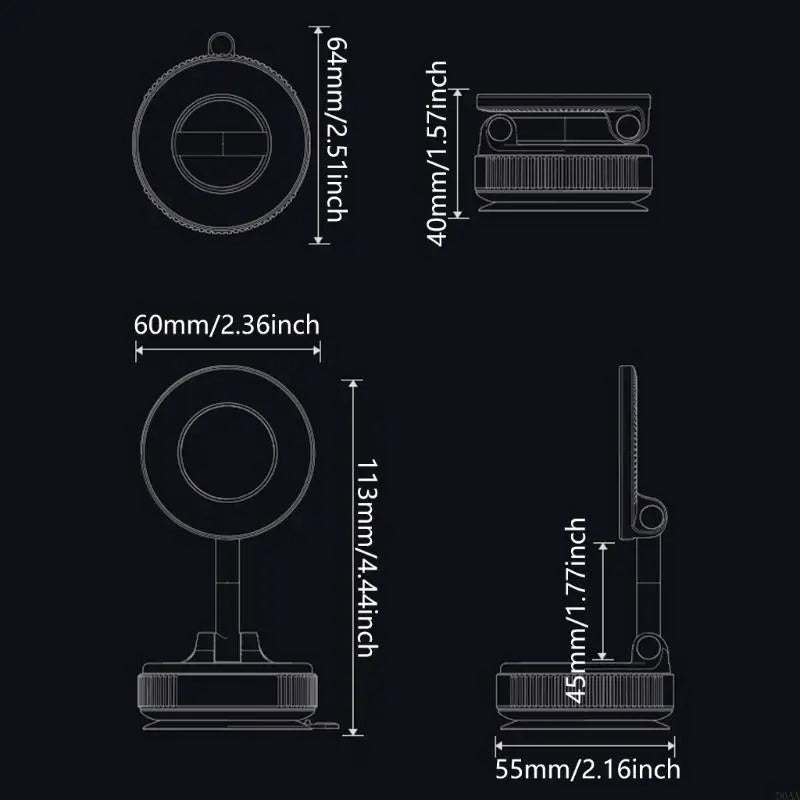 Vacuum Magnetic Phone Holder - VaultHaus
