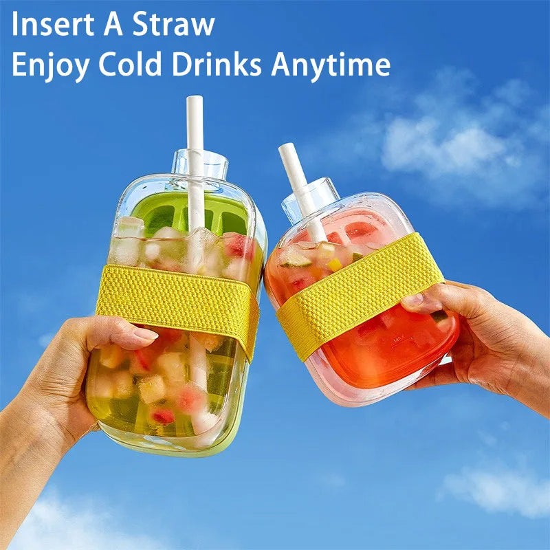 Ice Cube Tray With Straw - VaultHaus
