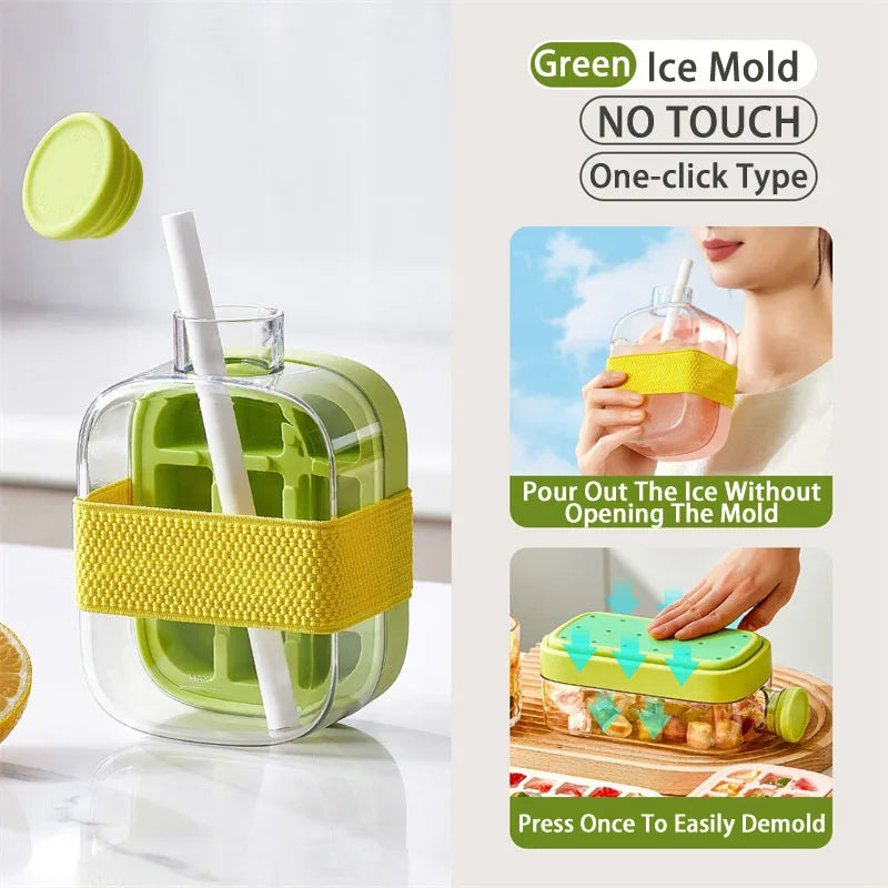 Ice Cube Tray With Straw - VaultHaus