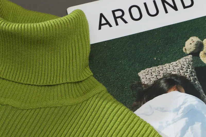 Autumn Winter Turtleneck Jumpers - Cozy & Chic
