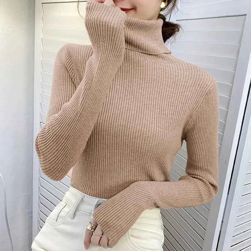 Autumn Winter Turtleneck Jumpers - Cozy & Chic