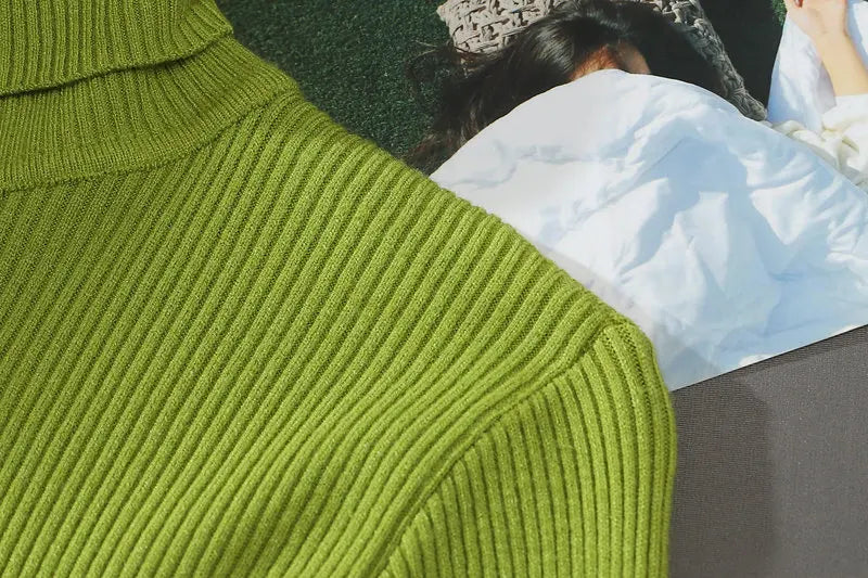 Autumn Winter Turtleneck Jumpers - Cozy & Chic