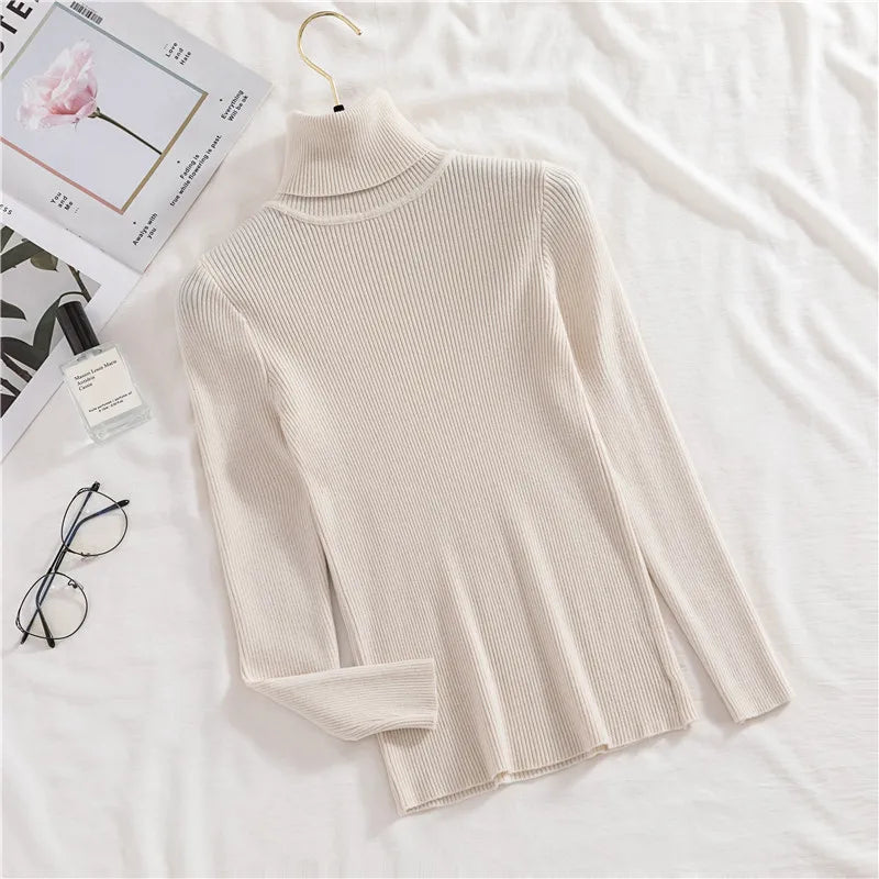 Autumn Winter Turtleneck Jumpers - Cozy & Chic