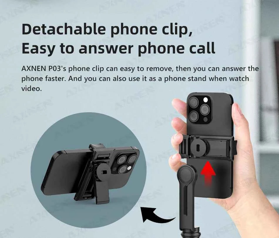 AI 360 Auto Rotate Selfie Stand for iPhone & Android