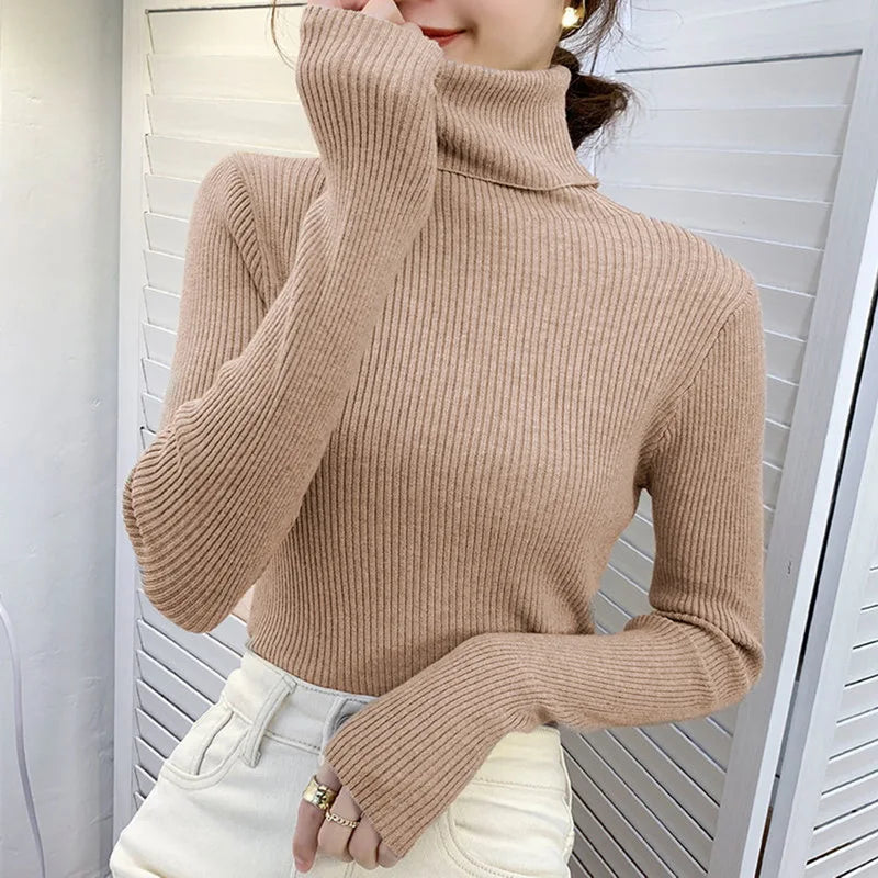 Autumn Winter Turtleneck Jumpers - Cozy & Chic