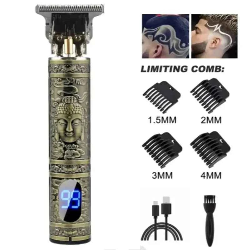 Electric Hair Clipper with LCD Display