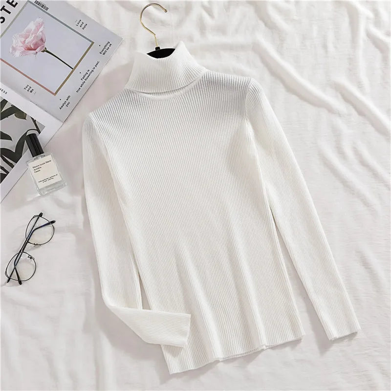 Autumn Winter Turtleneck Jumpers - Cozy & Chic