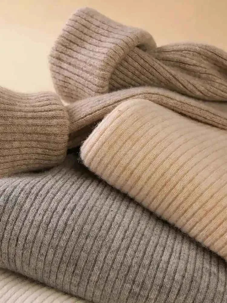 Autumn Winter Turtleneck Jumpers - Cozy & Chic