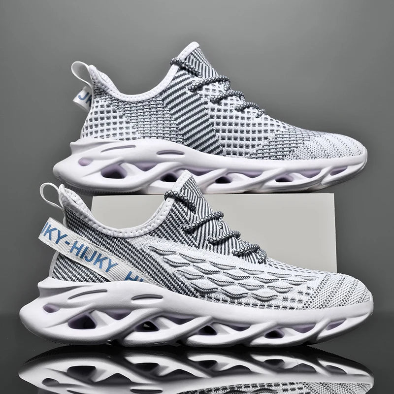 Men's Luxury Sneakers with Bold Artistic Design - VaultHaus