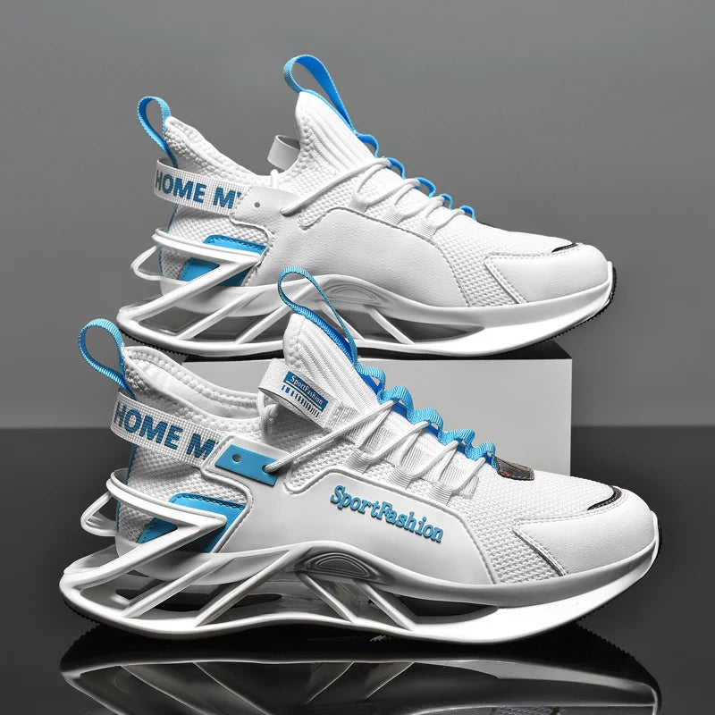Men's Luxury Sneakers with Bold Artistic Design - VaultHaus