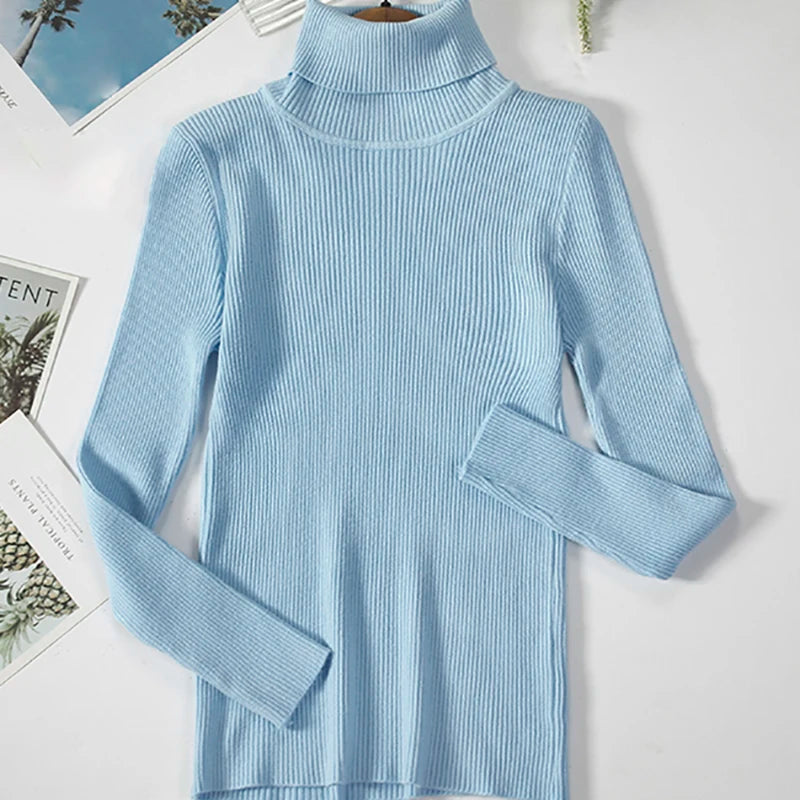 Autumn Winter Turtleneck Jumpers - Cozy & Chic