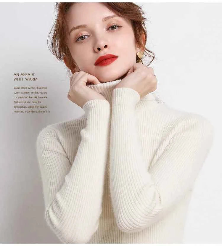Autumn Winter Turtleneck Jumpers - Cozy & Chic