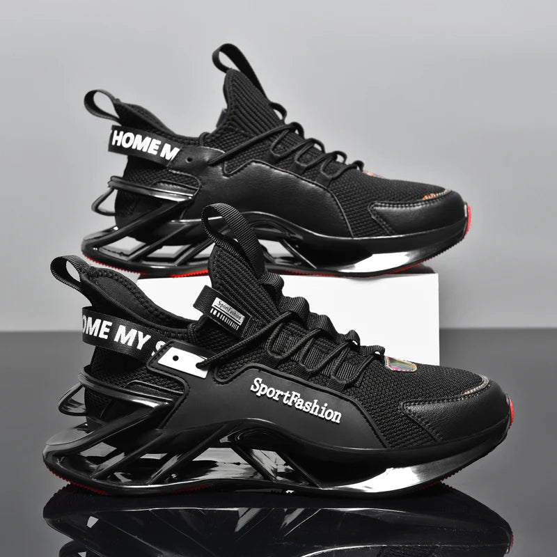 Men's Luxury Sneakers with Bold Artistic Design - VaultHaus