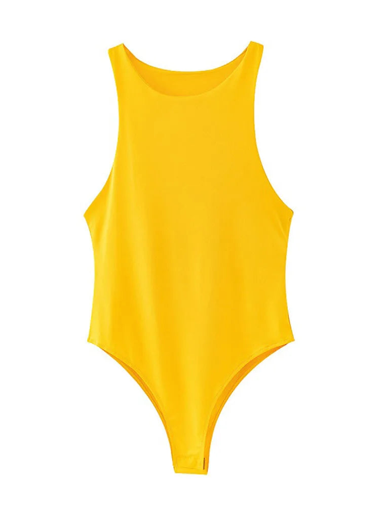 Summer Slim Bodysuit - Chic Bodycon Styles in 8 Colours - VaultHaus