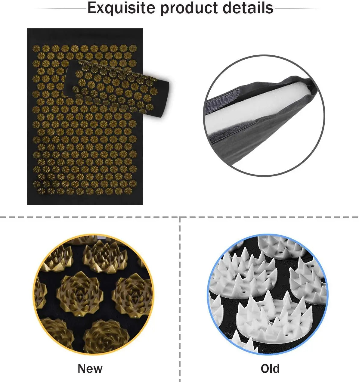 VaultHaus acupuncture massage mat featuring unique spike design for relaxation and muscle relief
