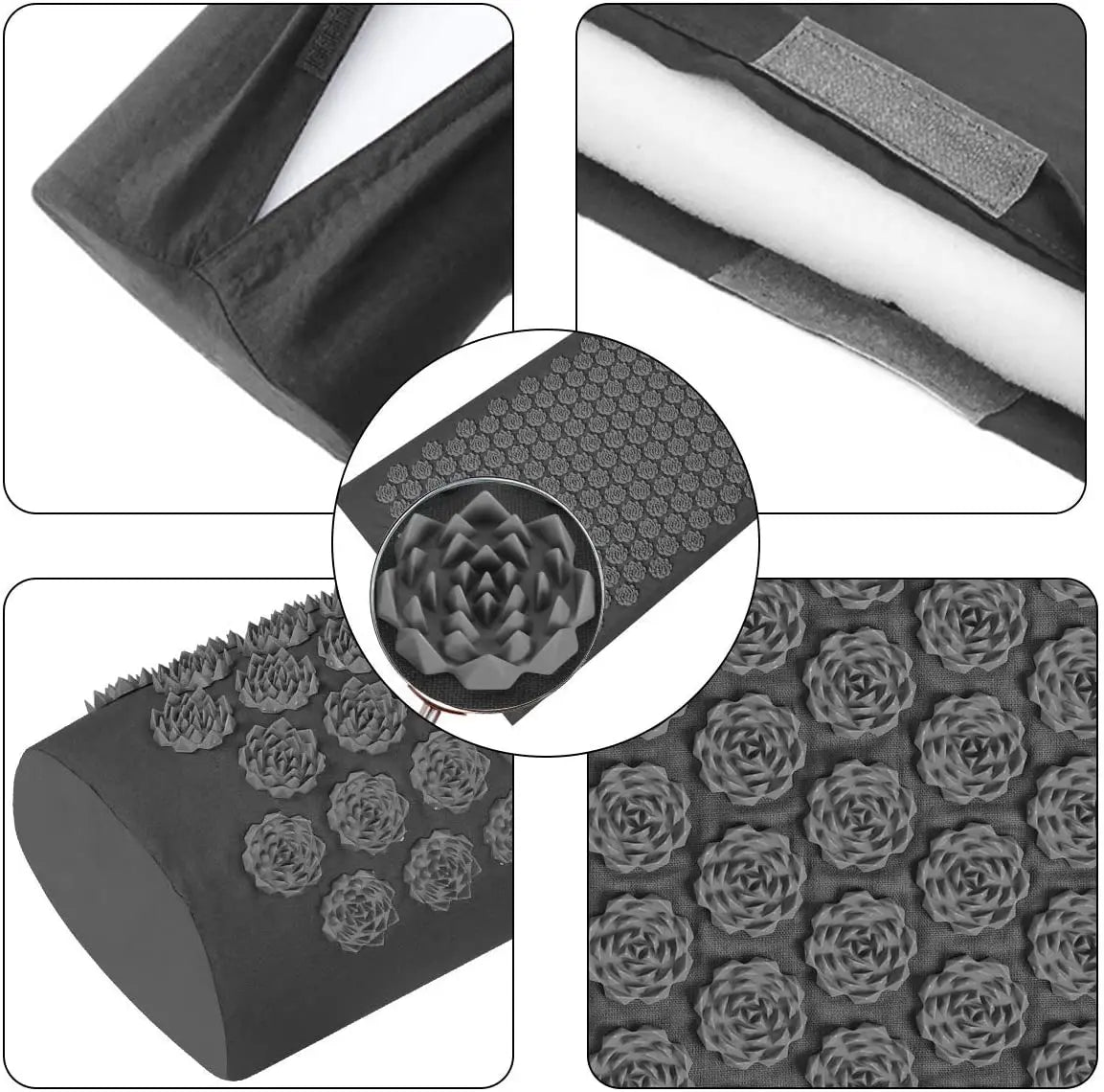 VaultHaus acupuncture massage mat featuring ergonomic design and soft padding for relaxation