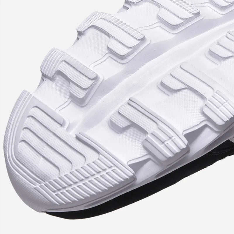 Sole of VaultHaus comfortable unisex walking sneakers featuring durable traction for enhanced grip