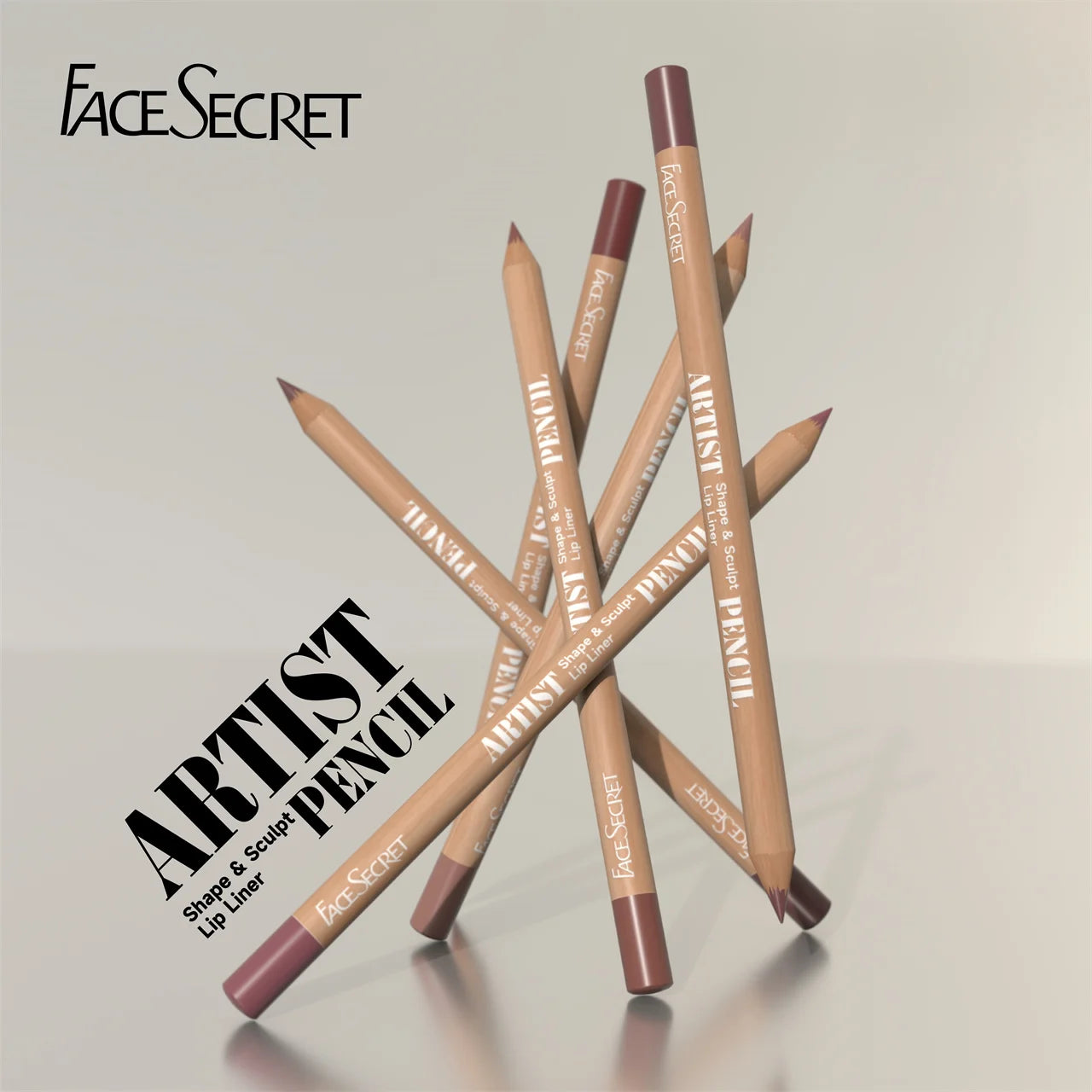 VaultHaus blendable lip liner kit featuring multiple shades for versatile lip styling