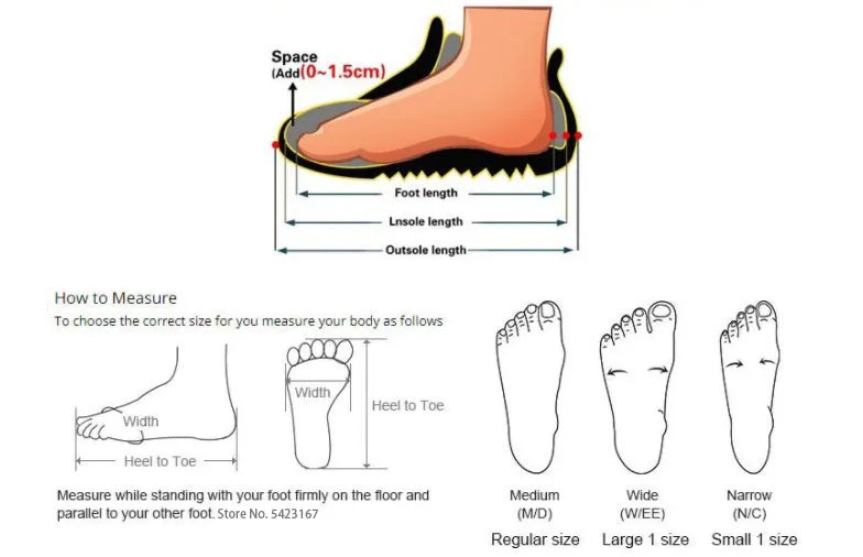 How to measure foot length and width for sizing breathable patent leather mules by VaultHaus
