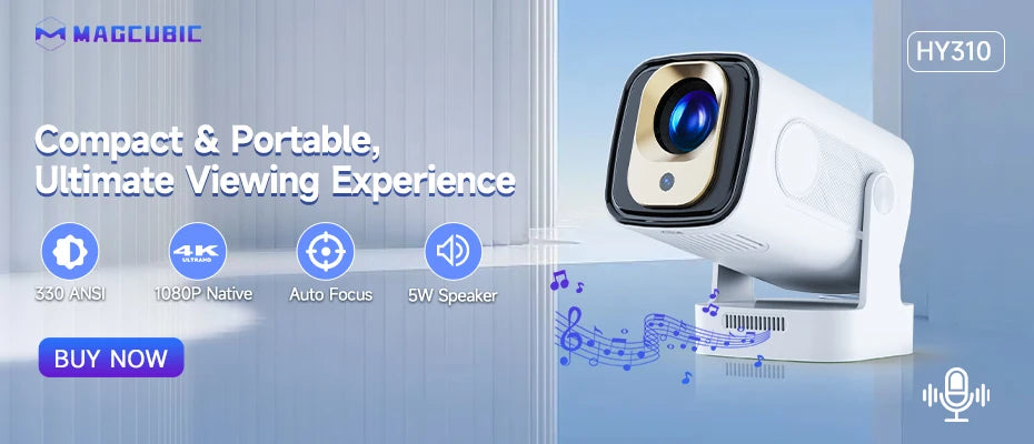 VaultHaus 720P Android projector featuring compact design and high-quality viewing experience
