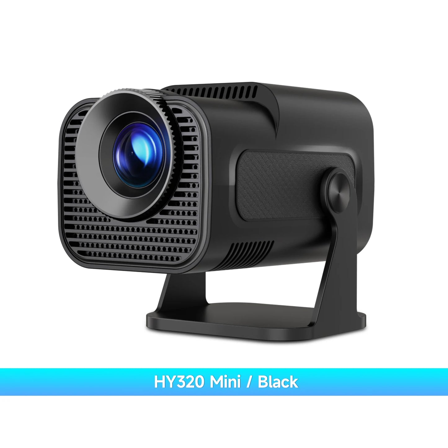 VaultHaus HY320 Mini Black Projector with Compact Design for 720P Android projector