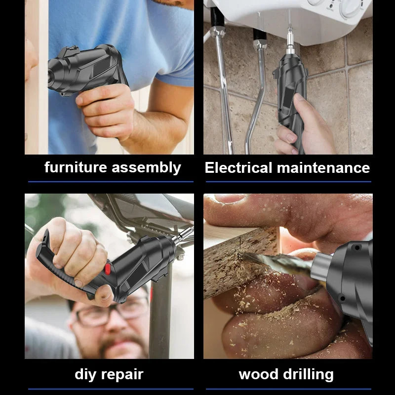 VaultHaus multifunctional household electric drill for furniture assembly and DIY repairs