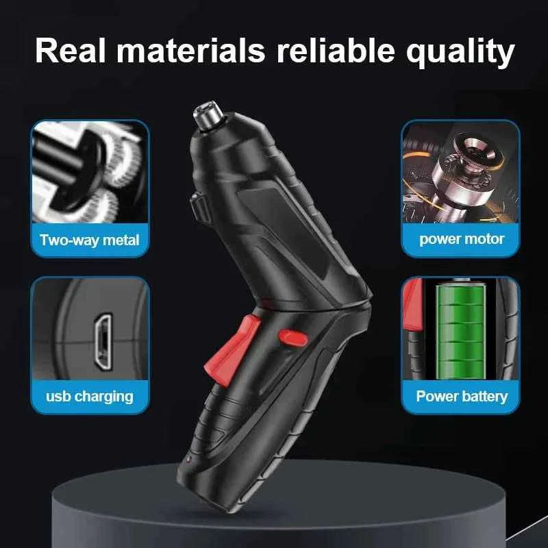 Multifunctional Household Electric Screwdriver Drill Kit