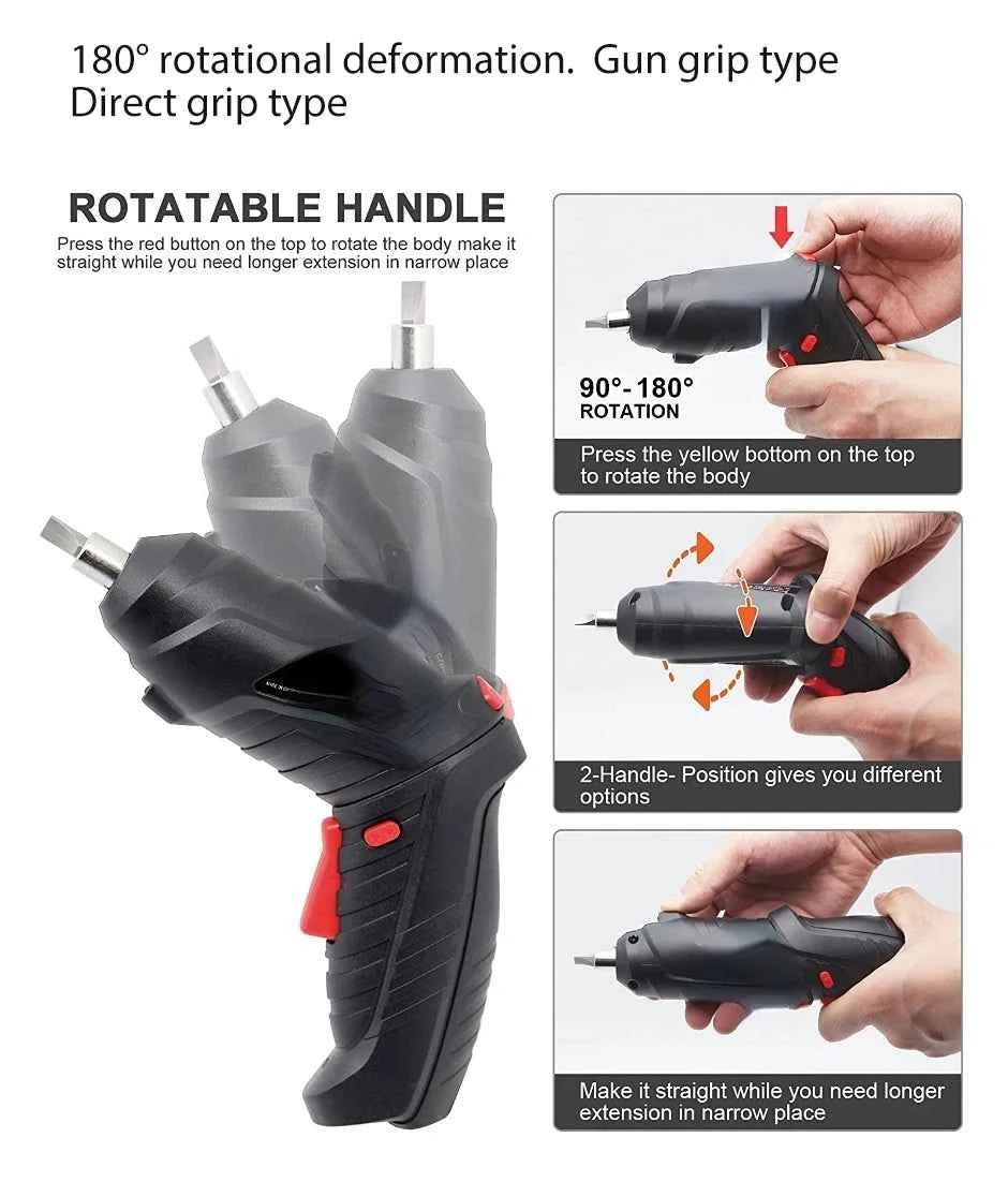 Multifunctional Household Electric Screwdriver Drill Kit