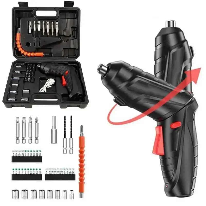 Multifunctional Household Electric Screwdriver Drill Kit