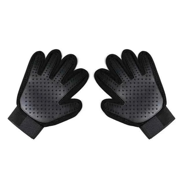 Pet Bath Brush Gloves for Easy Grooming