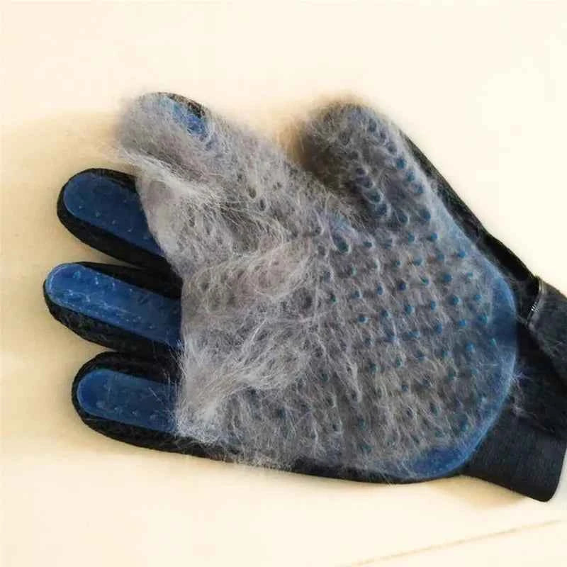 Pet Bath Brush Gloves for Easy Grooming