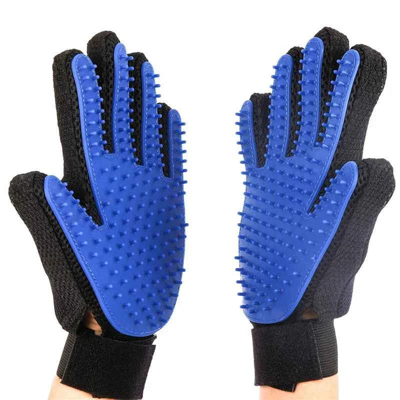 Pet Bath Brush Gloves for Easy Grooming