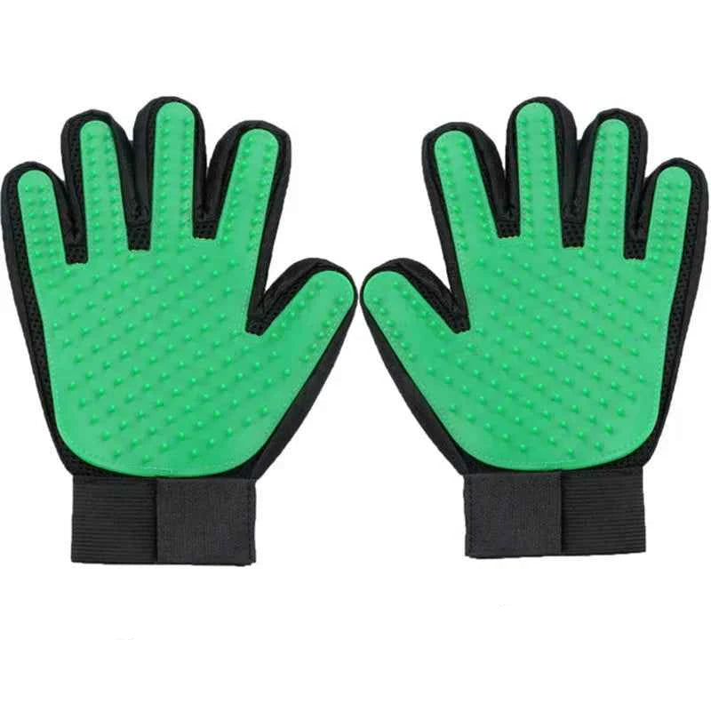 Pet Bath Brush Gloves for Easy Grooming