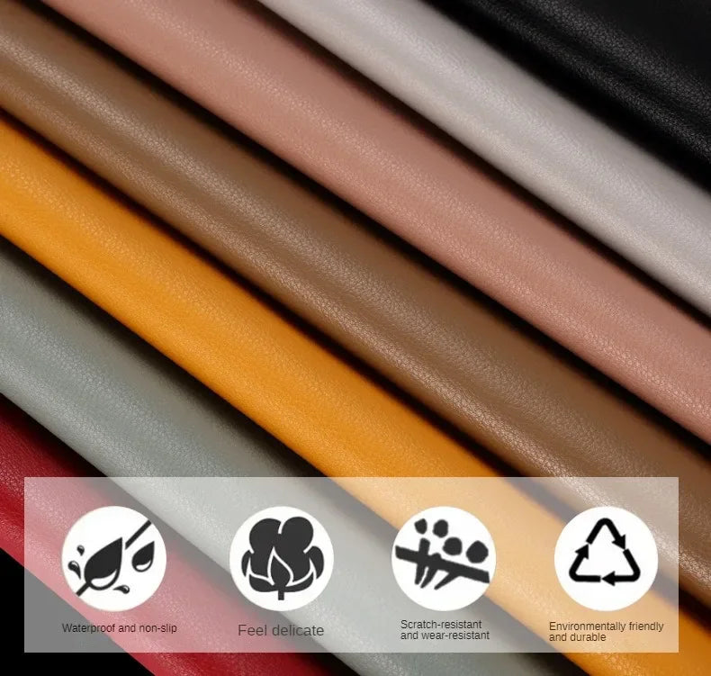 Close-up of premium materials for designer long wallet for women, showcasing texture and durability features