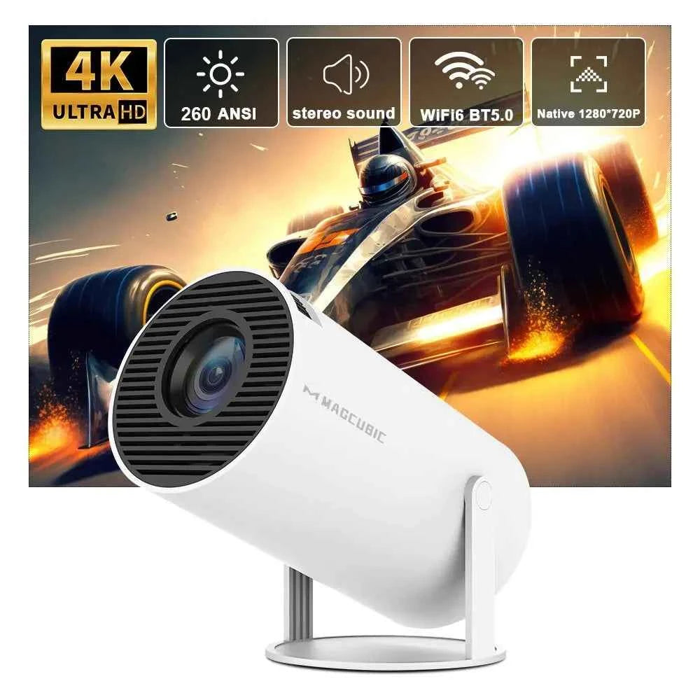 4K Home Theater Projector with Stereo Sound