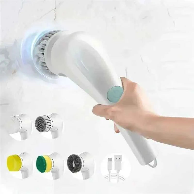 5 in 1 Cleaning Brush for Bathroom Scrubbing