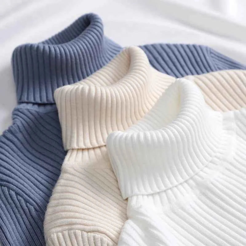 Autumn Winter Turtleneck Jumpers - Cozy & Chic