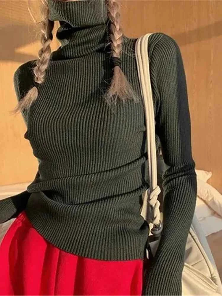 Autumn Winter Turtleneck Jumpers - Cozy & Chic