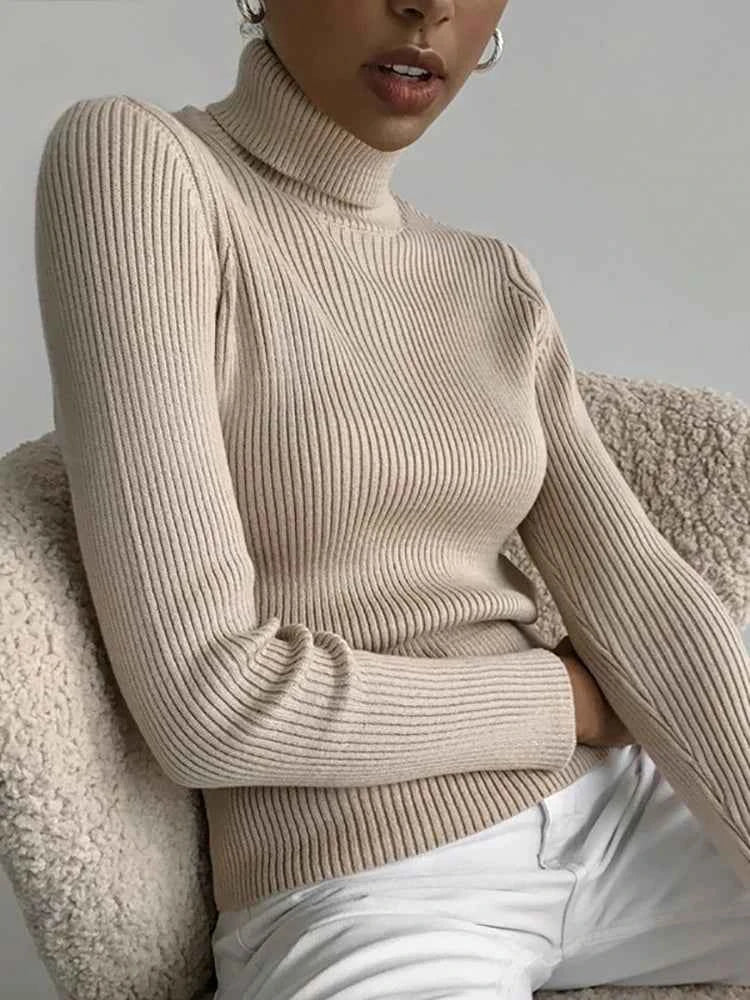 Autumn Winter Turtleneck Jumpers - Cozy & Chic