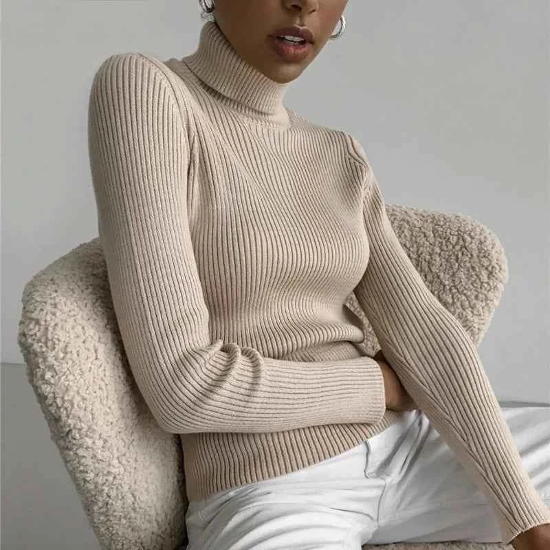 Autumn Winter Turtleneck Jumpers - Cozy & Chic