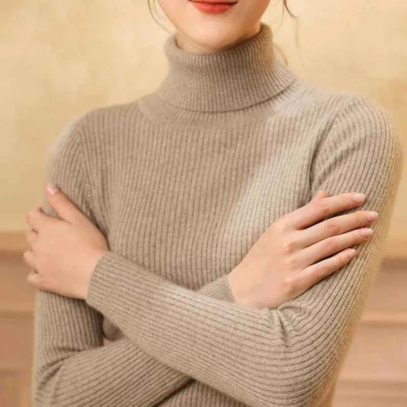 Autumn Winter Turtleneck Jumpers - Cozy & Chic