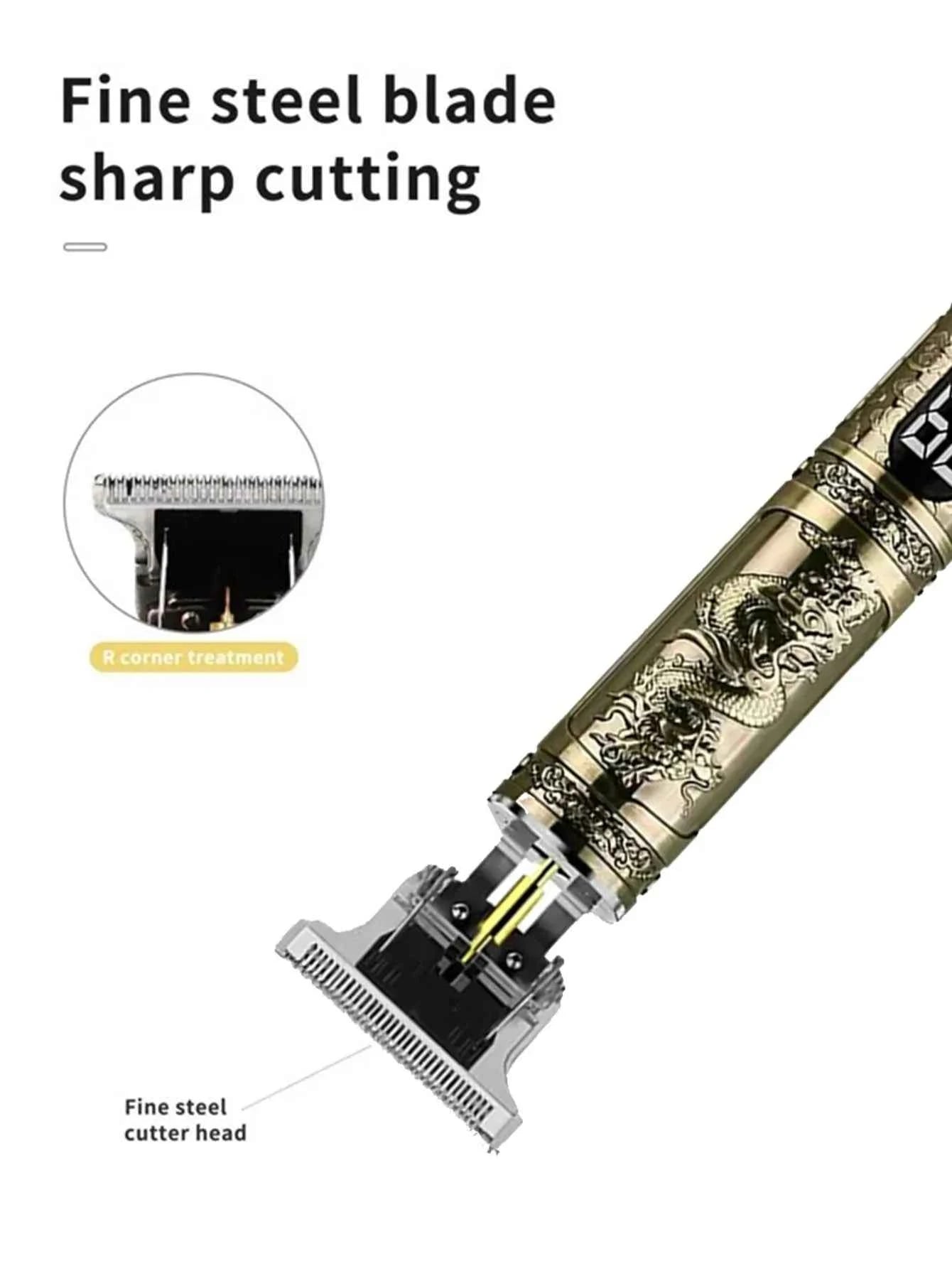 Electric Hair Clipper with LCD Display