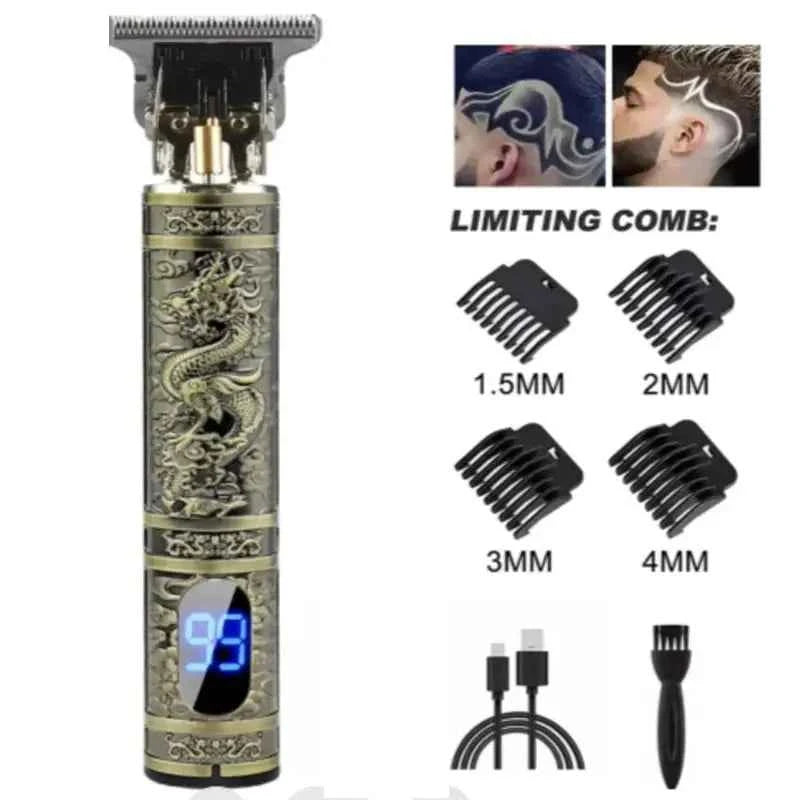 Electric Hair Clipper with LCD Display