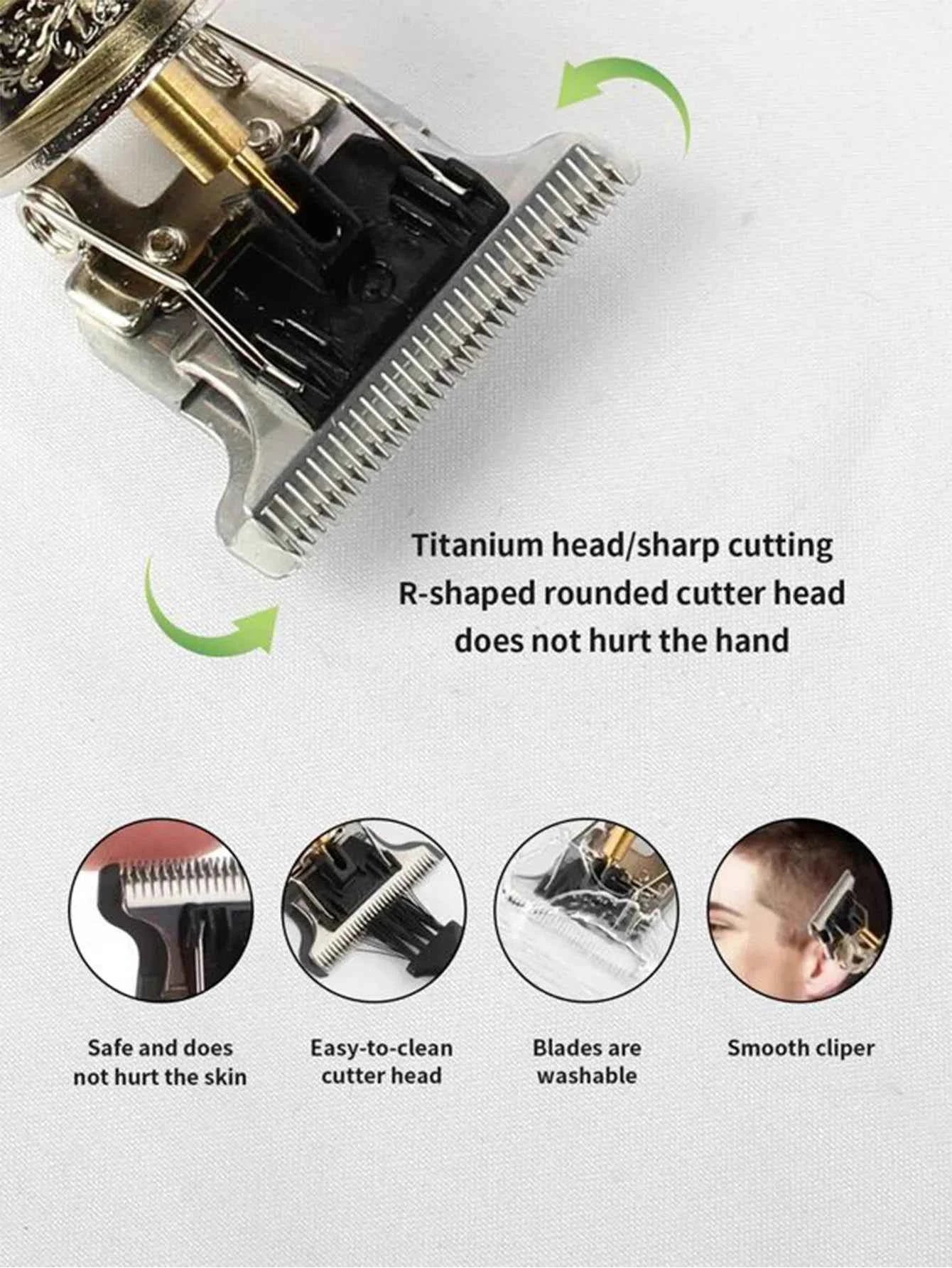 Electric Hair Clipper with LCD Display