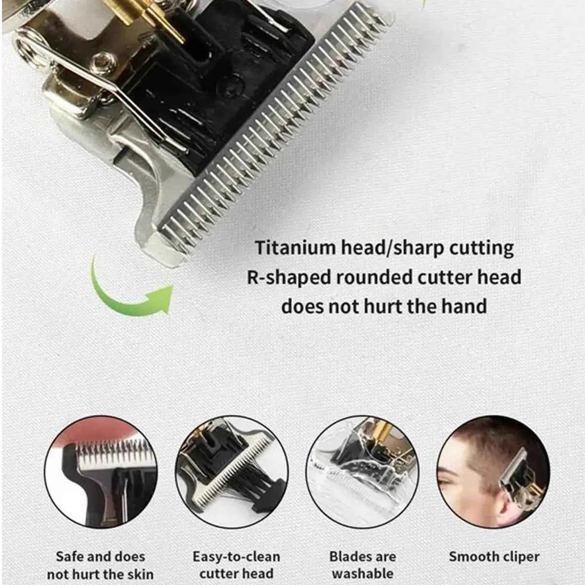 Electric Hair Clipper with LCD Display