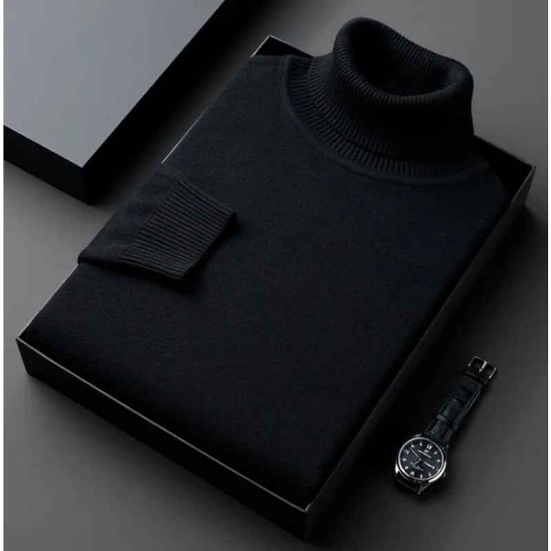 Men's High Quality Turtleneck Sweater