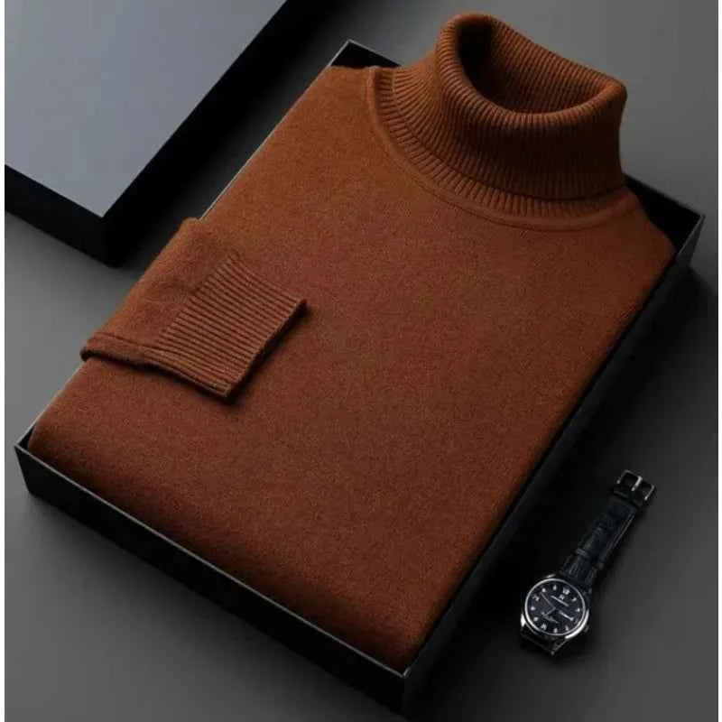 Men's High Quality Turtleneck Sweater