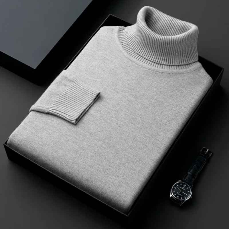 Men's High Quality Turtleneck Sweater